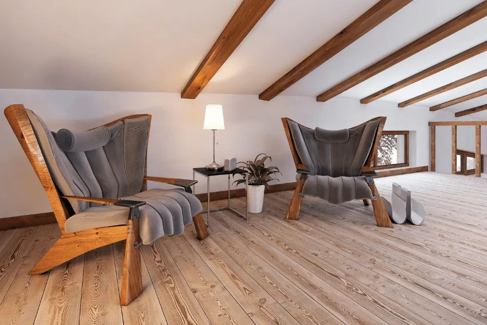 LVP Floor in Seating Area